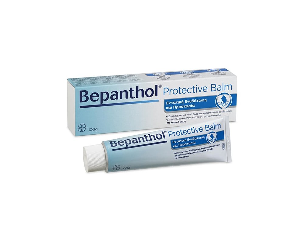 Bepanthol Protective Balm, Αλοιφή για Ανάπλαση & Ενυδάτωση του Ξηρού & Ευάισθητου σε Ερεθισμούς Δέρματος, 100gr