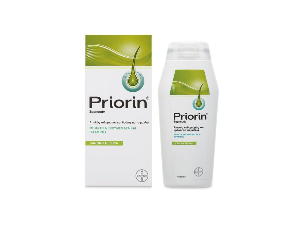 Priorin Shampoo, Σαμπουάν Θρέψης για Κανονικά ή Ξηρά Μαλλιά με Φυτικά Εκχυλίσματα & Προβιταμίνη Β5, 200ml