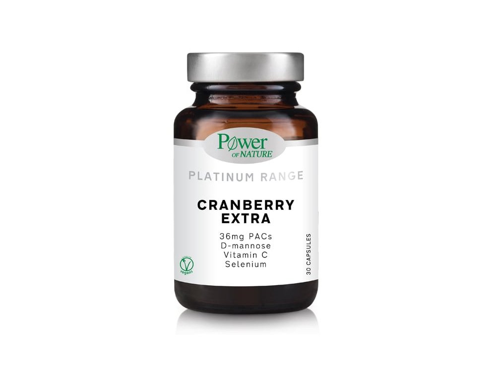 Power Health Platinum Range Cranberry Extra Συμπλήρωμα Διατροφής με Cranberry, 30caps