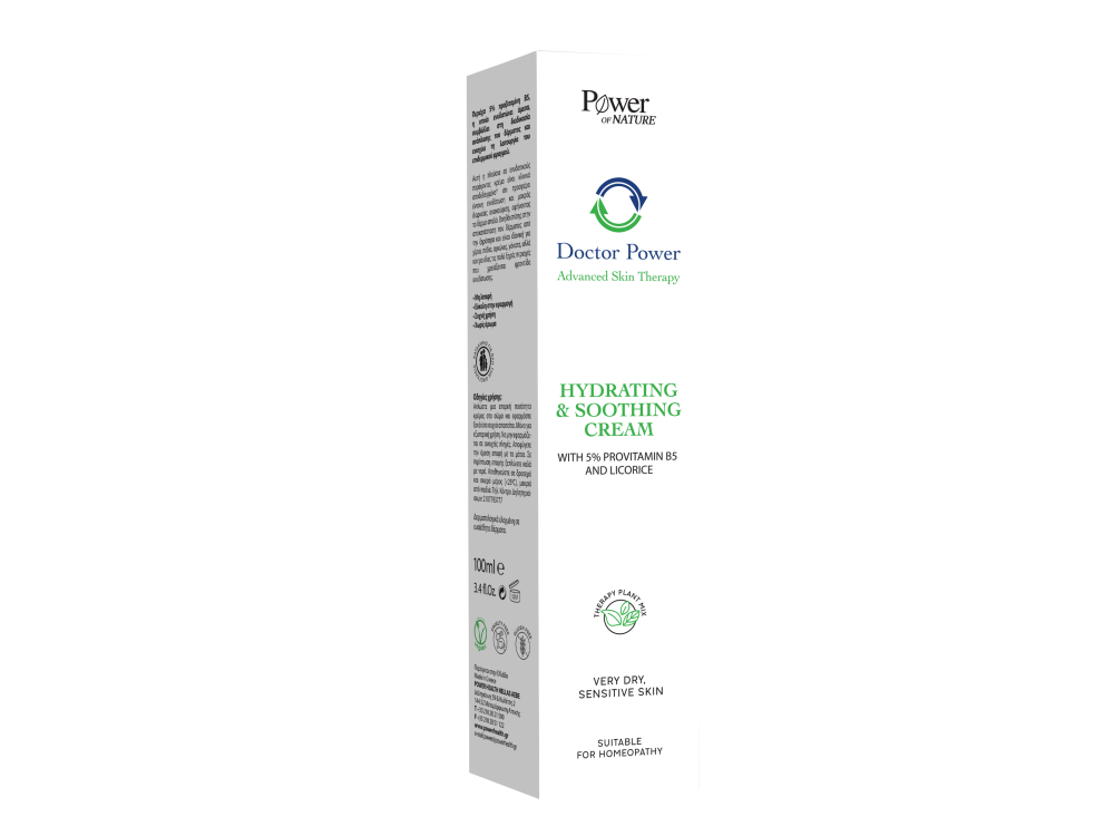 Power of Nature Doctor Power Hydrating & Soothing Cream, Ενυδατική Κρέμα Ανάπλασης, 100ml