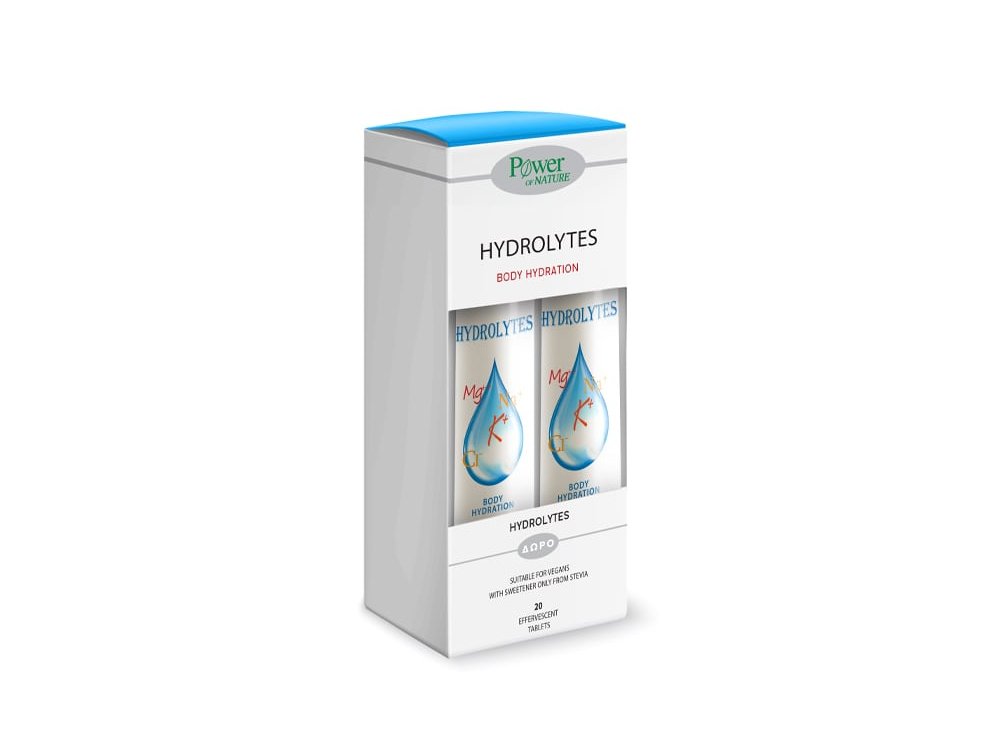 Power Health Hydrolytes stevia, 20 Tablets & Δώρο Hydrolytes stevia, 20 Tablets