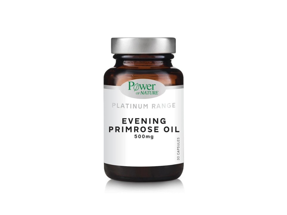 Power of Nature Platinum Range Evening Primrose Oil Έλαιο Νυχτολούλουδου 500MG 30S,CAPS