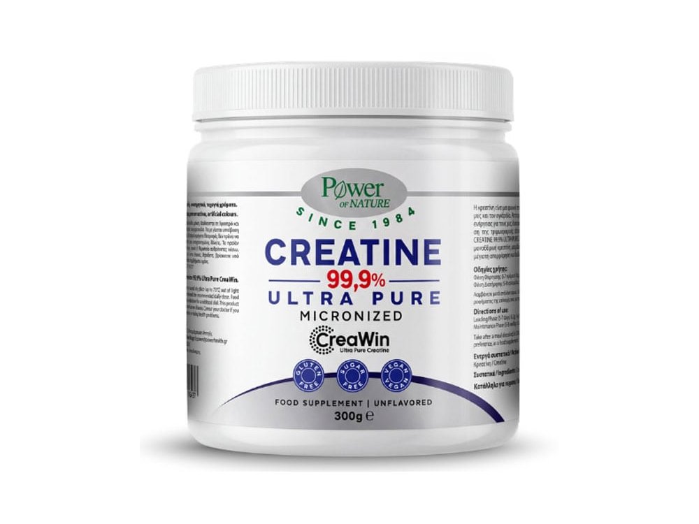 Power Health Creatine 99,9% Ultra Pure, Συμπλήρωμα Διατροφής με Κρεατίνη, 300g