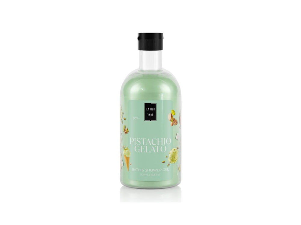 Lavish Care Bath & Shower Gel Pistachio Gelato Αφρόλουτρο, 500ml