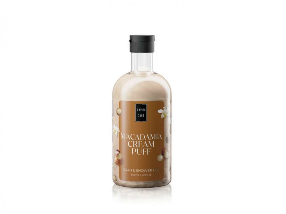 Lavish Care Macadamia Cream Puff , Αφρόλουτρο, 500ml