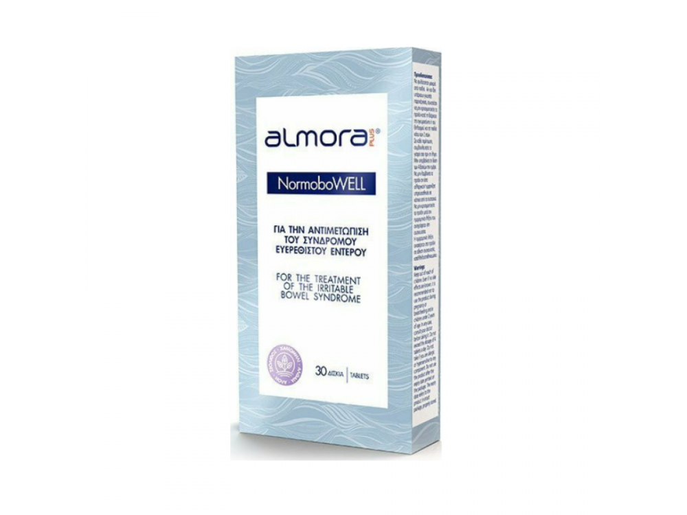 Almora Plus Normobowell, για την Αντιμετώπιση των Συμπτωμάτων του Συνδρόμου Ευερέθιστου Εντέρου, 30tabs