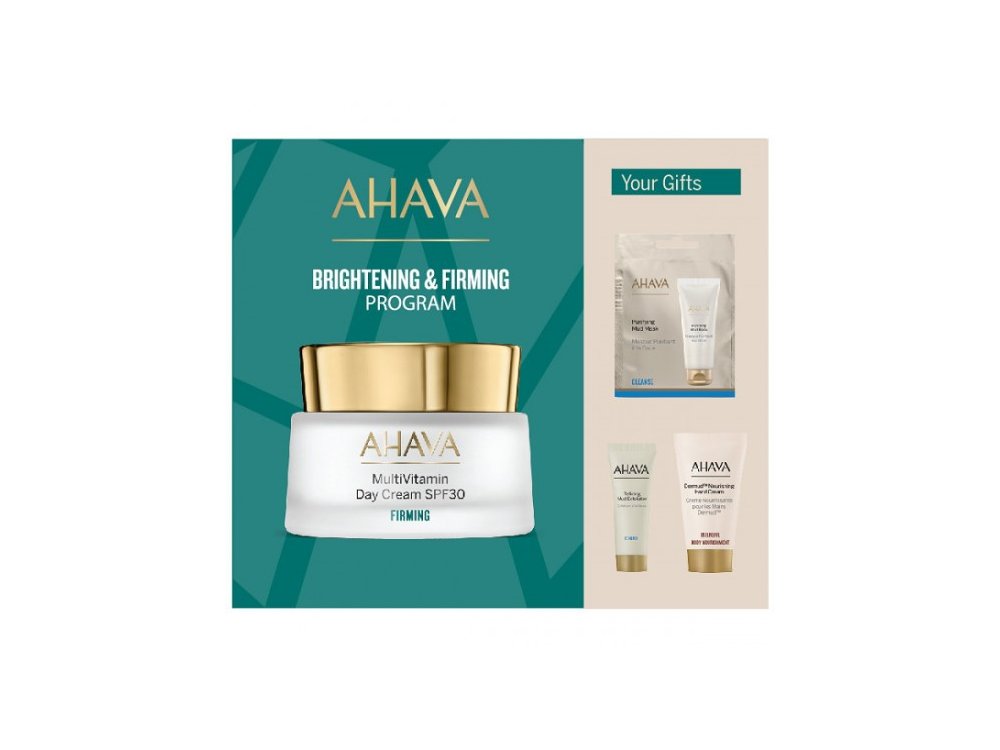 Ahava Σετ Περιποίησης για Ενυδάτωση, Λάμψη & Σύσφιξη 4τμχ