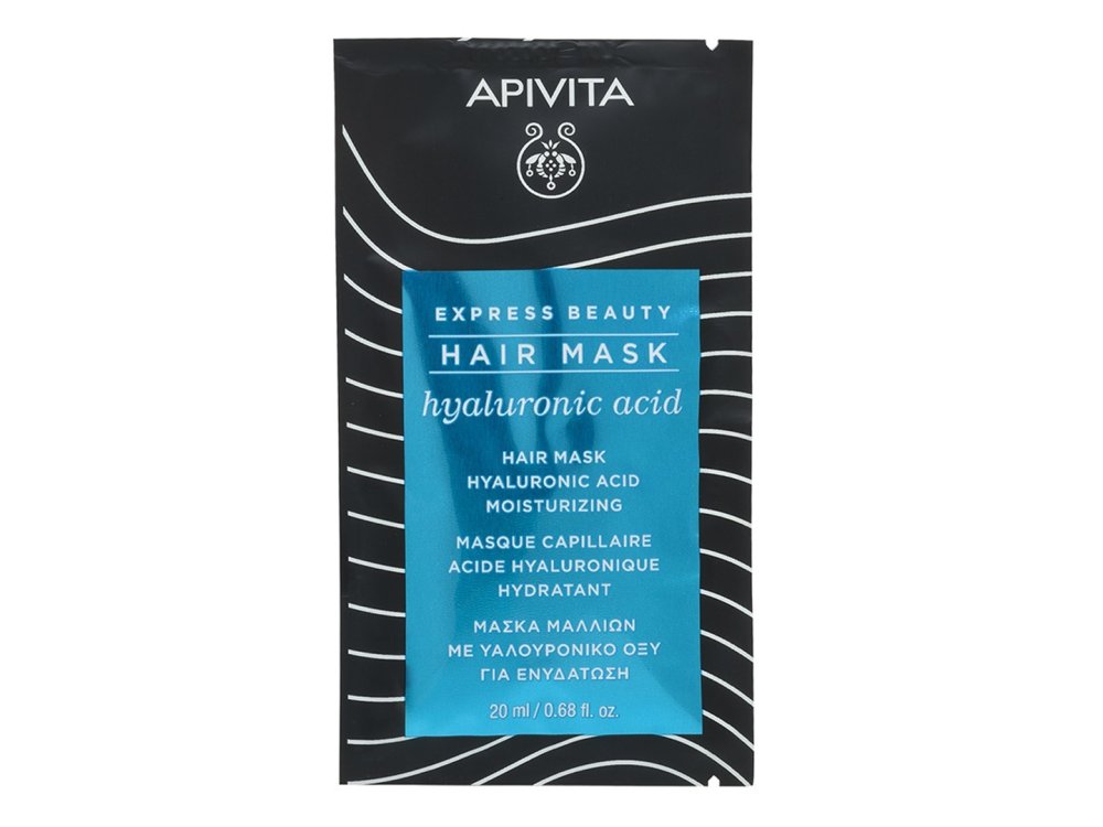 Apivita Express Beauty Hair Mask με Υαλουρονικό Οξύ, 20ml