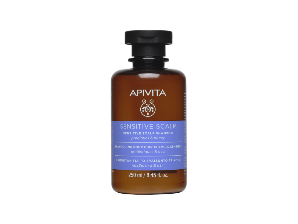 Apivita Sensitive Scalp Shampoo Prebiotics & Honey Σαμπουάν για Ευαίσθητο Τριχωτό με Πρεβιοτικά & Μέλι, 250ml