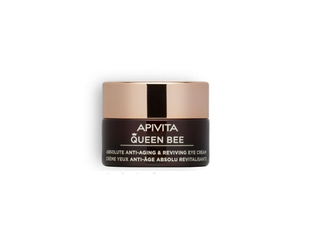 Apivita Queen Bee Absolute Anti-Aging & Reviving Eye Cream Κρέμα Ματιών Απόλυτης Αντιγήρανσης & Αναζωογόνησης, 15ml