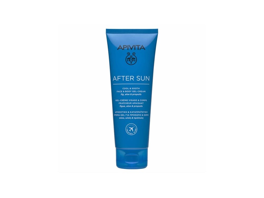 Apivita Bee Sun Safe After Sun Travel Size Δροσιστική & Καταπραϋντική Κρέμα-Gel Για Πρόσωπο & Σώμα, 100ml