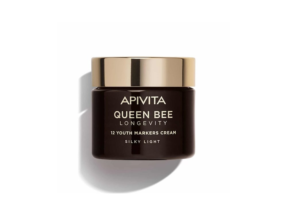 Apivita Queen Bee Longevity Light Day Cream Ελαφριά Βελούδινη Κρέμα Για Δράση Σε 12 Δείκτες Νεότητας, 50ml