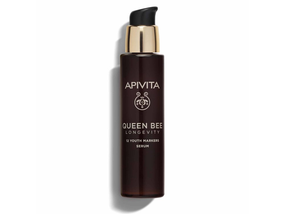 Apivita Queen Bee Longevity Serum Ορός Για Δράση Σε 12 Δείκτες Νεότητας, 30ml