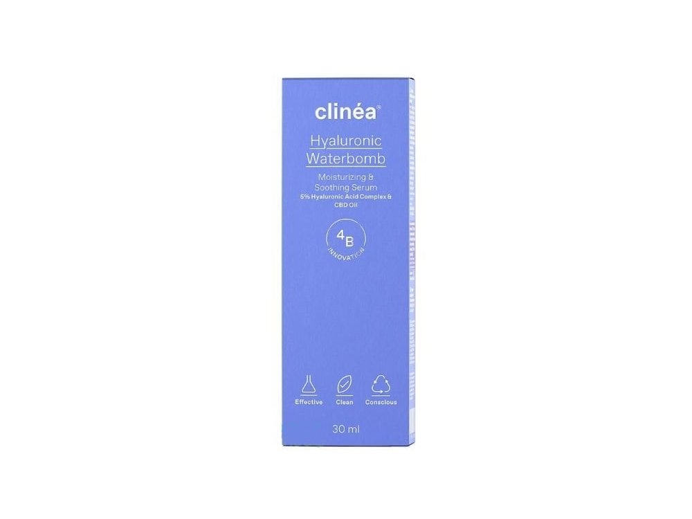 Clinea Hyaluronic Waterbomb Ενυδατικός & Καταπραϋντικός Ορός, 30ml