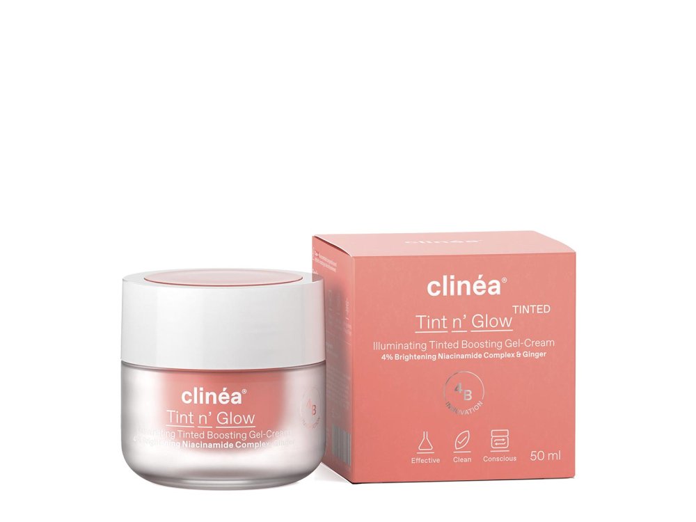 Clinea Tint n' Glow Gel Κρέμα Ενίσχυσης Λάμψης με Χρώμα, 50ml