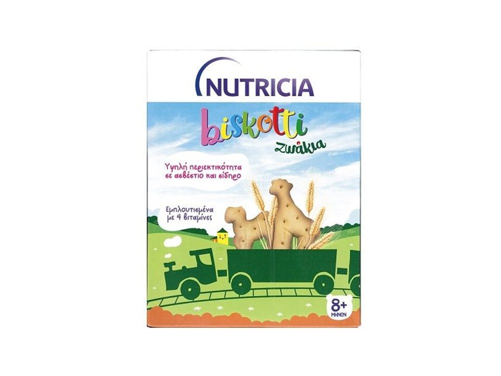 Nutricia Biskotti, Βρεφικά Μπισκότα Ζωάκια από 8m+, 180g