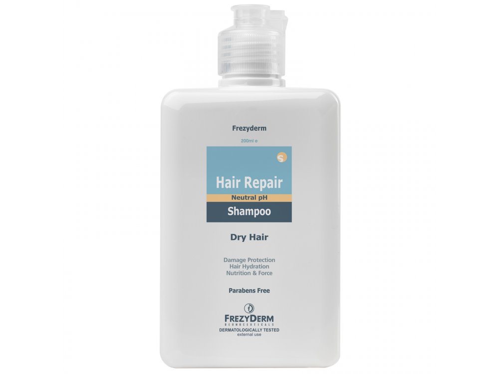 Frezyderm Hair Repair Shampoo Σαμπουάν για Ξηρά, Αφυδατωμένα & Κατεστραμμένα Μαλλιά, 200ml