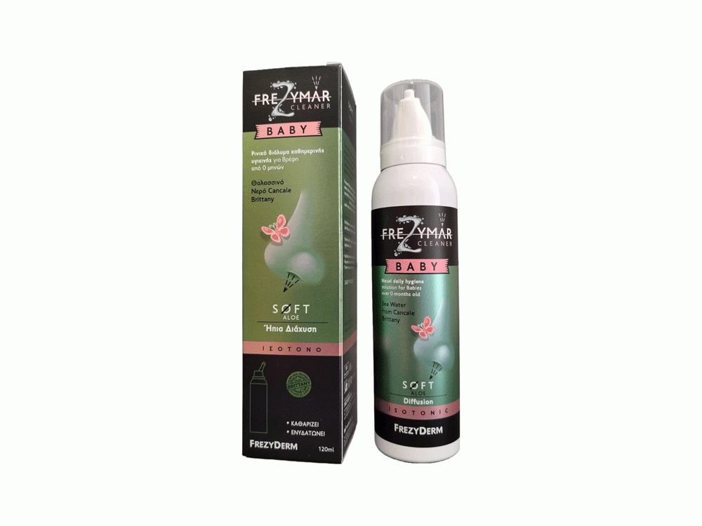 Frezyderm Frezymar Cleaner Baby Isotonic Ρινικό Διάλυμα Για Βρέφη Από 0 Μηνών, 120ml