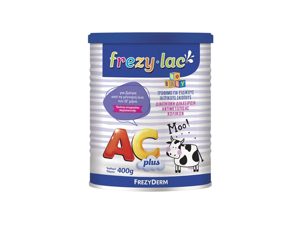 Frezylac AC Plus, Βρεφικό Γάλα Αντιμετώπισης Κολικών 0-12m, 400gr