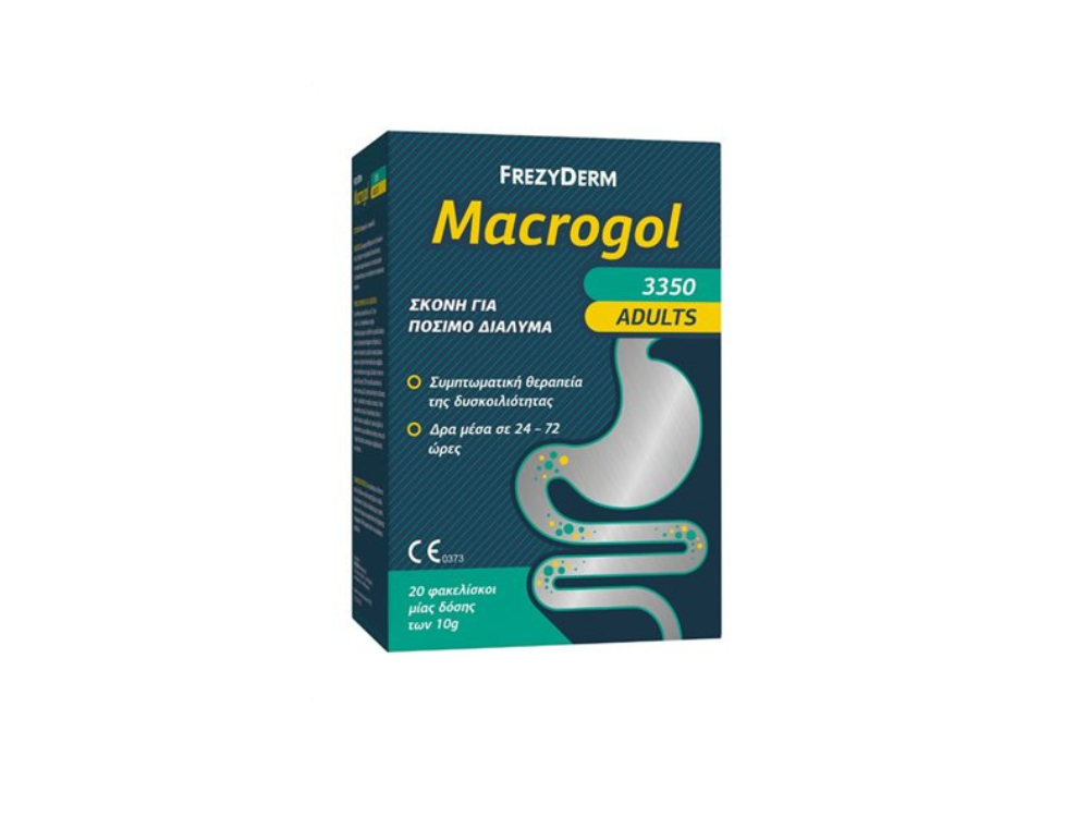 Frezyderm Macrogol Adults (3350) Σκόνη για Συμπτωματική Θεραπεία Δυσκοιλιότητας, 20x10gr