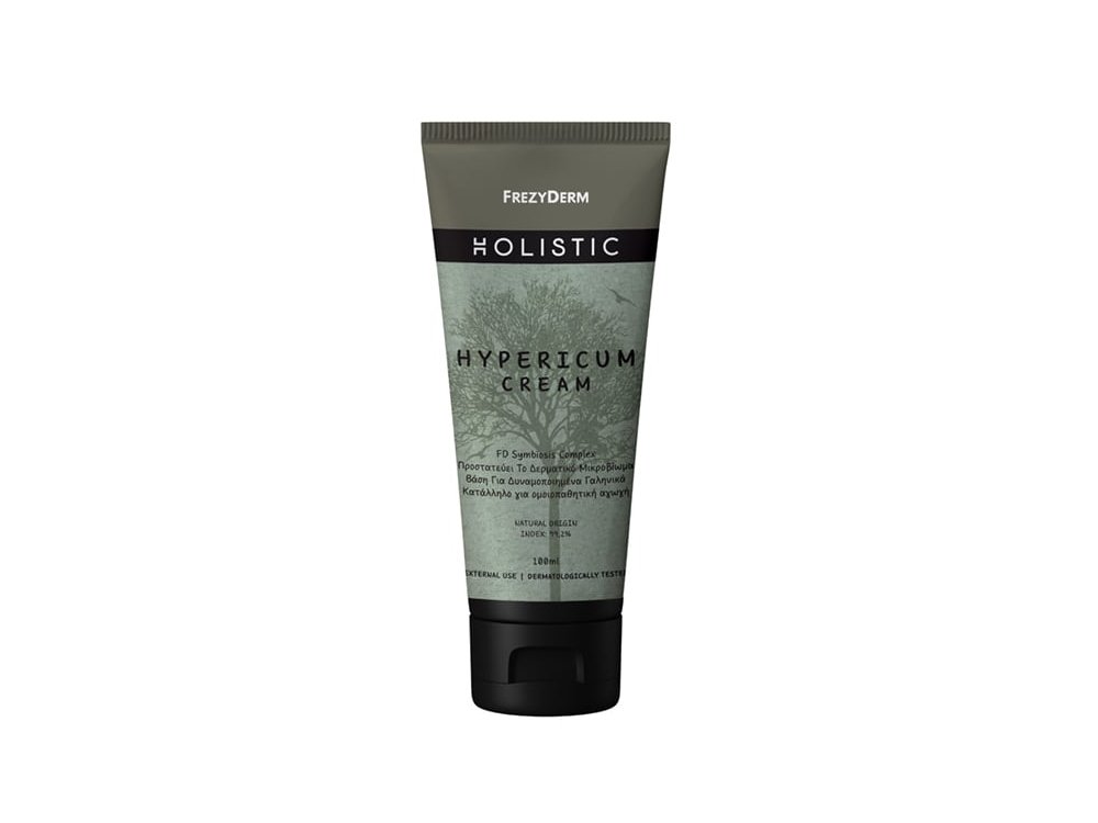 Frezyderm Holistic Hypericum Cream, Κρέμα με Βάλσαμο για Πρόσωπο & Σώμα για Μείωση Ερεθισμών & Αναδομητική Δράση, 100ml