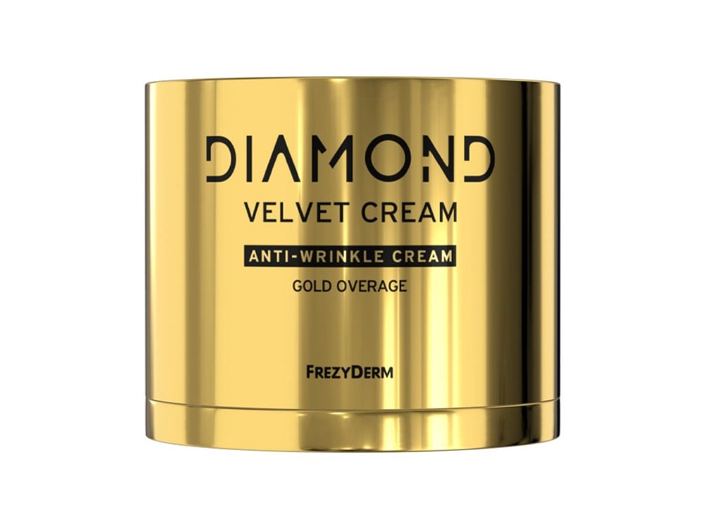 Frezyderm Diamond Velvet Gold Οverage Anti-Wrinkle Cream, Υπερ-Eνισχυμένη Αντιγηραντική Κρέμα, 50ml