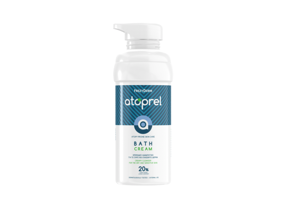 Frezyderm Atoprel Bath Cream Κρεμώδες Καθαριστικό Για Το Ξηρό & Ευαίσθητο Δέρμα, 300ml