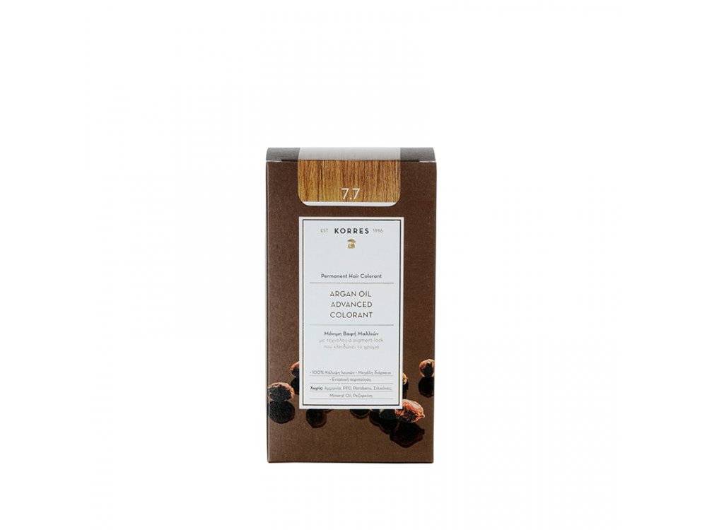 Korres Argan Oil Advanced Colorant, 7.7 Μόκα ,50ml