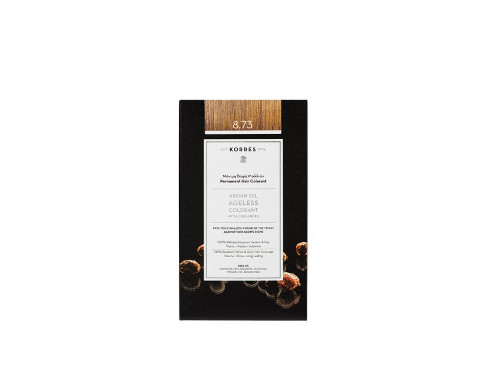 Korres Argan Oil Ageless Colorant, 8.73 Χρυσή Καραμέλα, 50ml