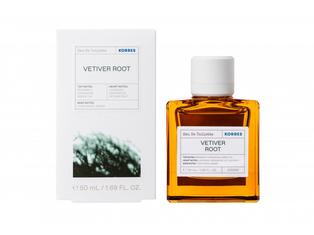 Korres Vetiver Root Eau de Toilette, Ανδρικό Άρωμα, 50ml