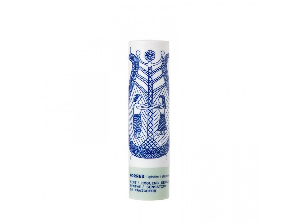 Korres Lipbalm Mint Cooling Sensation, Ενυδατική Φροντίδα Χειλιών Με Μέντα Για Αίσθηση Δροσιάς 4,5gr
