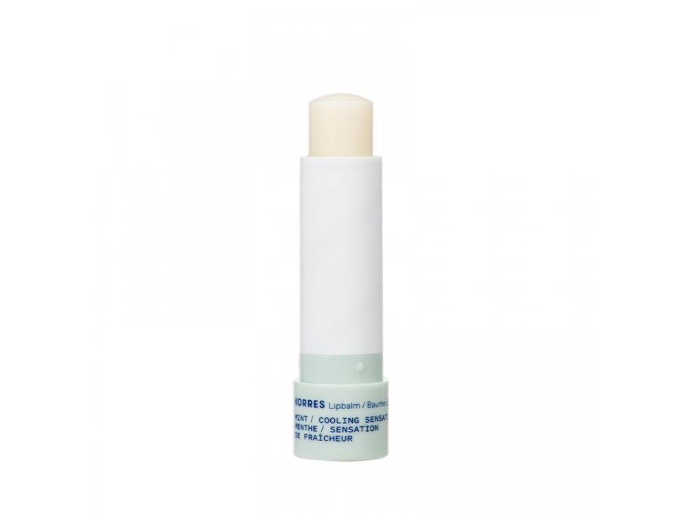 Korres Lipbalm Mint Cooling Sensation, Ενυδατική Φροντίδα Χειλιών Με Μέντα Για Αίσθηση Δροσιάς 4,5gr