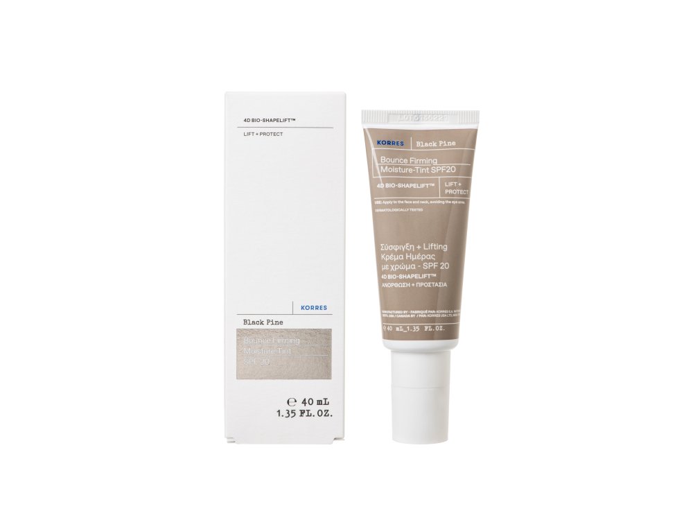 Korres Μαύρη Πεύκη Κρέμα Ημέρας για Σύσφιγξη + Lifting με Χρώμα SPF20, 40ml