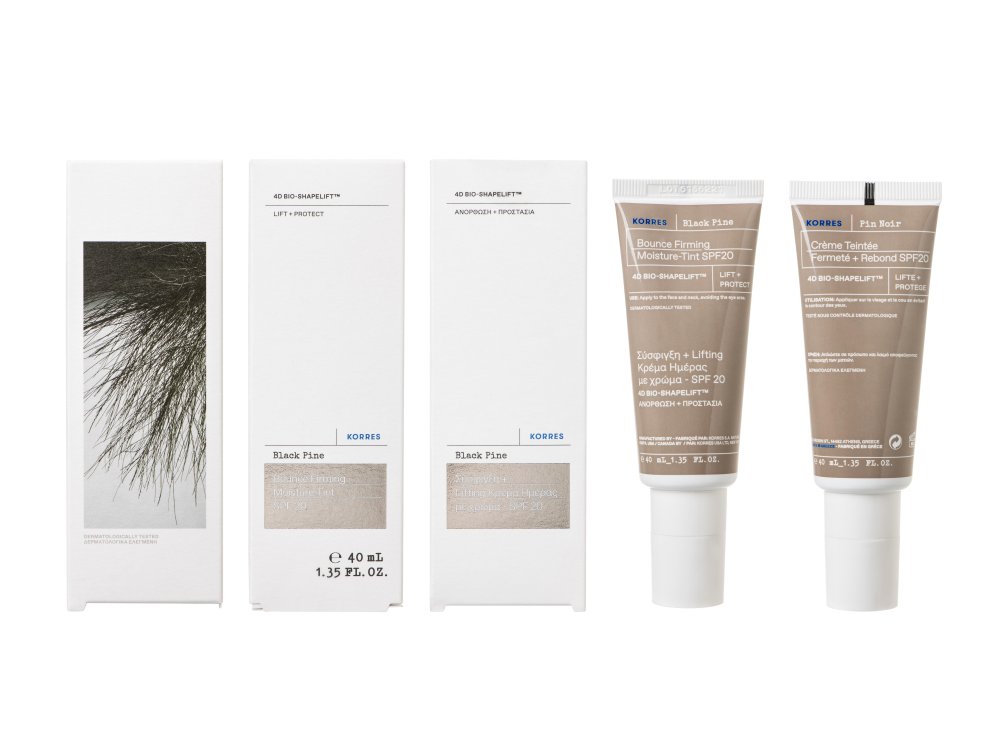 Korres Μαύρη Πεύκη Κρέμα Ημέρας για Σύσφιγξη + Lifting με Χρώμα SPF20, 40ml