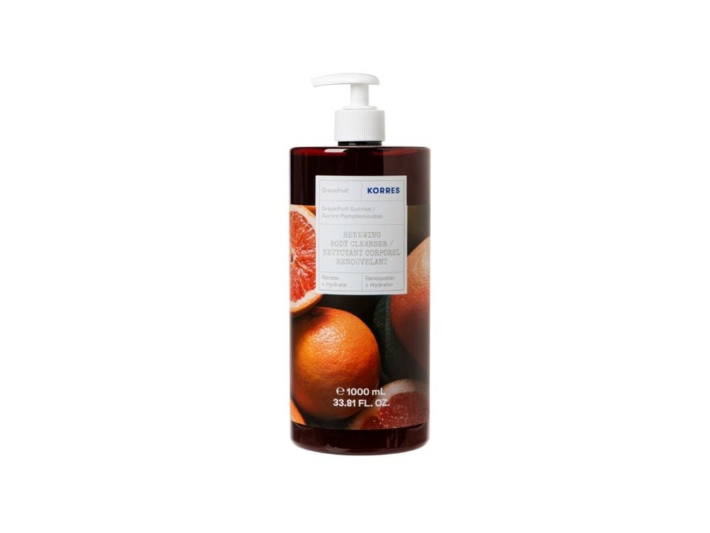 Korres Renewing Body Cleanser Aναζωογονητικό Αφρόλουτρο με Άρωμα Grapefruit, 1000ml