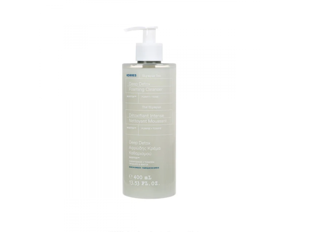 Korres Olympus Tea Deep Detox Foaming Cleanser, Αφρός Καθαρισμού 400ml