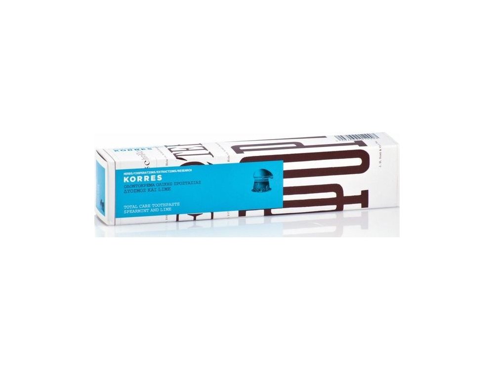 Korres Total Care Toothpaste Spearmint & Lime, Οδοντόκρεμα Ολικής Προστασίας Δυόσμος & Lime, 75ml