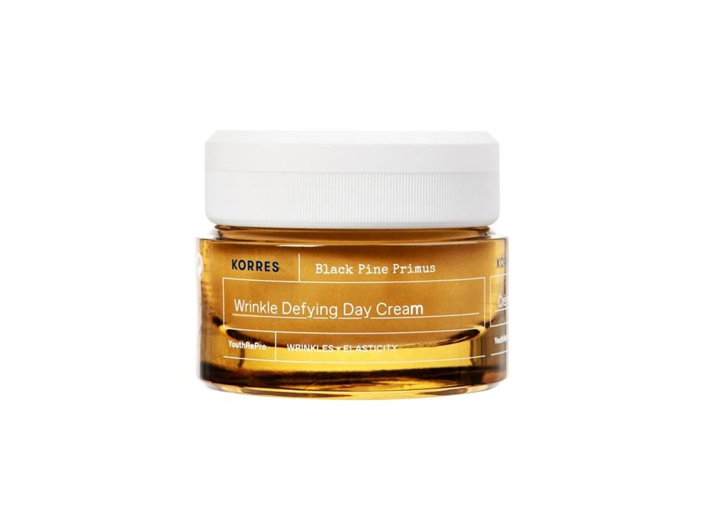 Korres Black Pine Primus Wrinkle Defying Day Cream, Κρέμα Νεότητας Ημέρας για Λείανση Ρυτίδων & Ελαστικότητα, 40ml