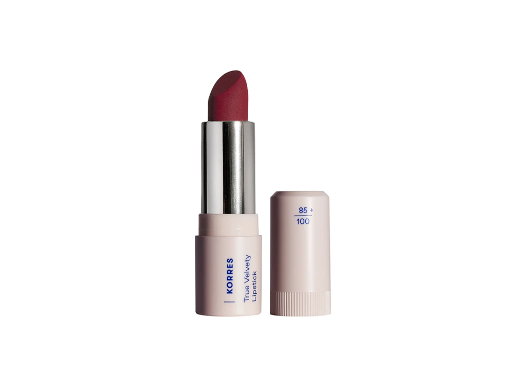 Korres True Velvety Lipstick No. 55 Vivid Red, Κραγιόν 3g