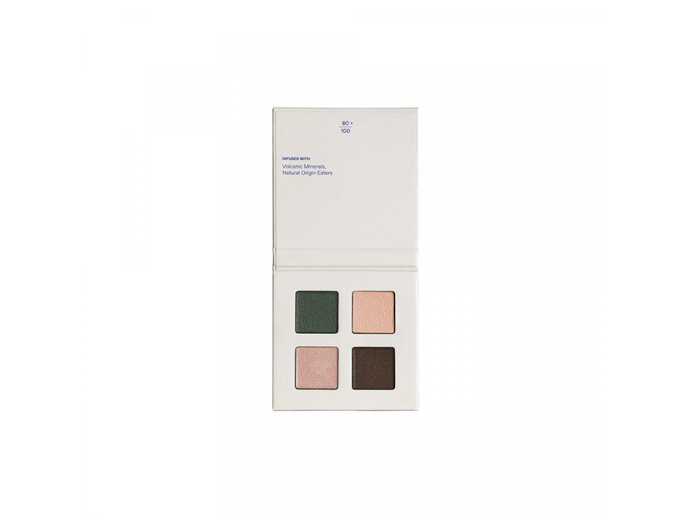 Korres Real Color Eyeshadow Palette No.01 Forest Nudes, Τετραπλή Παλέτα Σκιών, 4g