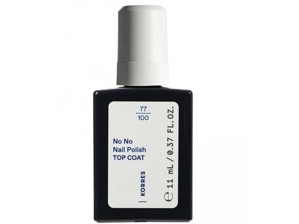 Korres No No Nail Polish Τοp Coat, Βερνίκι Νυχιών 11ml