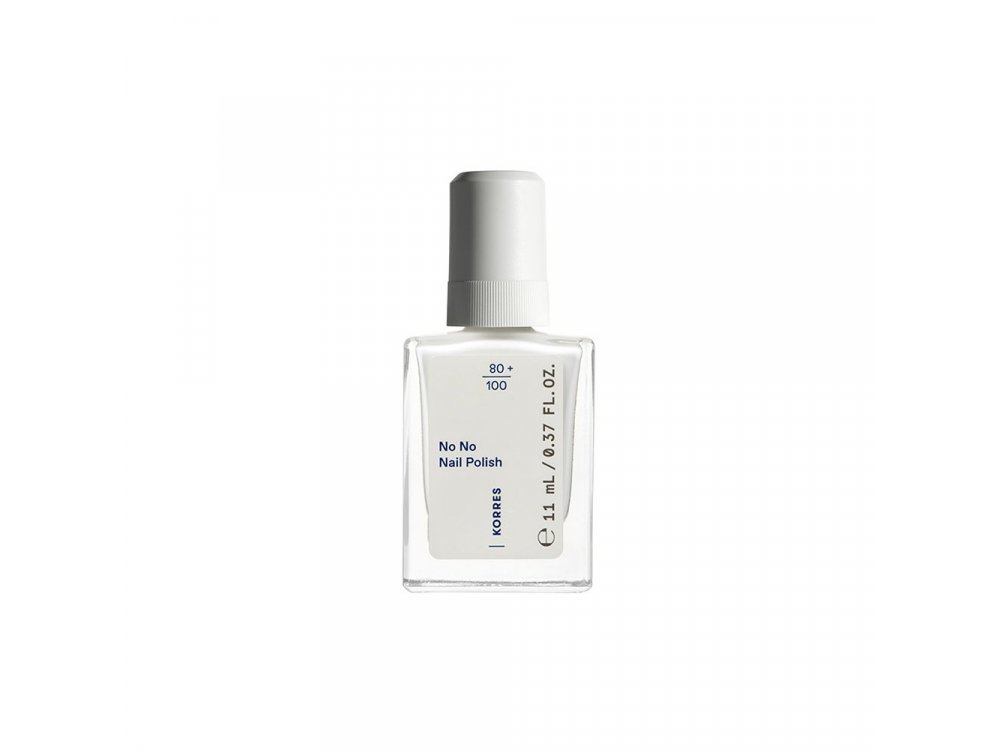 Korres No No Nail Polish No.01 Pure White, Βερνίκι Νυχιών, 11ml