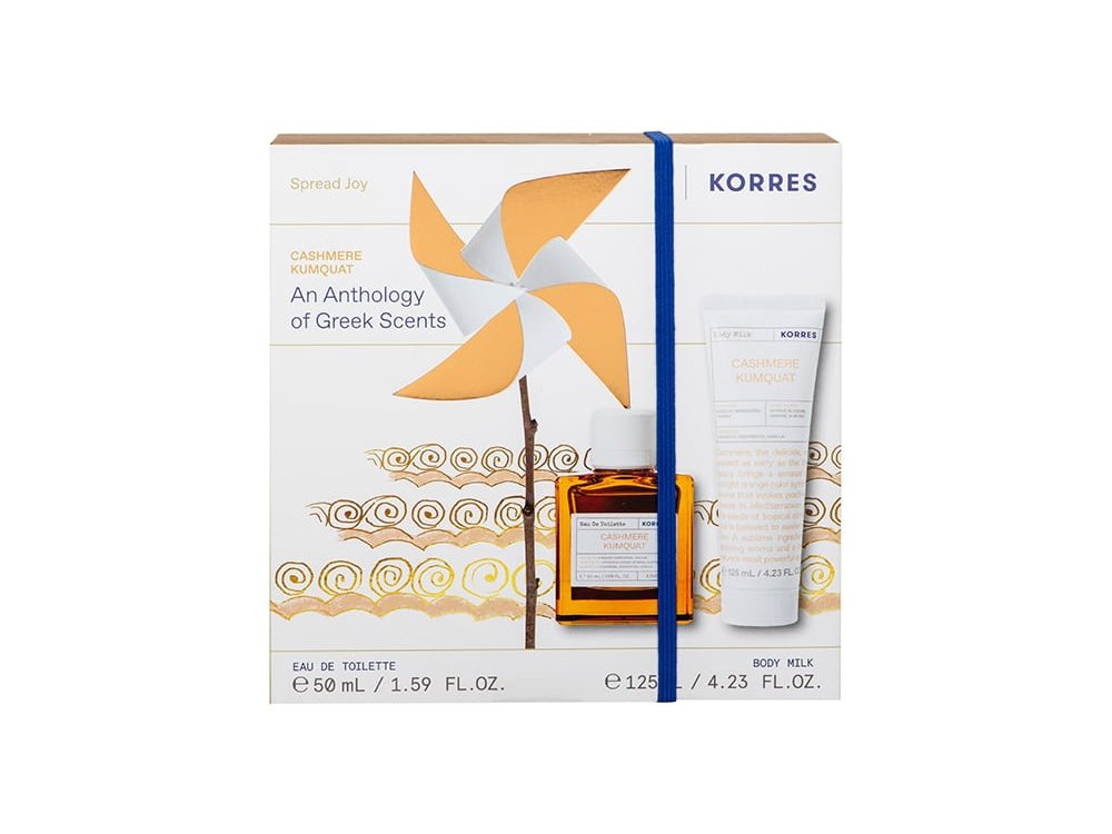 Korres Promo Pack Cashmere Kumquat Άρωμα, 50ml & Cashmere Kumquat Γαλάκτωμα Σώματος, 125ml, 1σετ