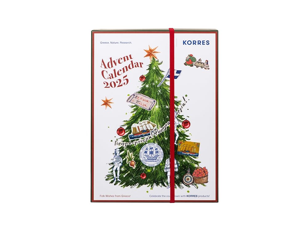 Korres Limited Edition Advent Calendar 2025, Ημερολόγιο Χριστουγέννων, 1σετ