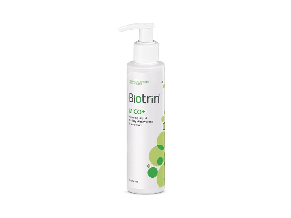 Biotrin MICO+ Cleansing Liquid Καθαριστικό για την Καθημερινή Υγιεινή του Δέρματος, 200ml