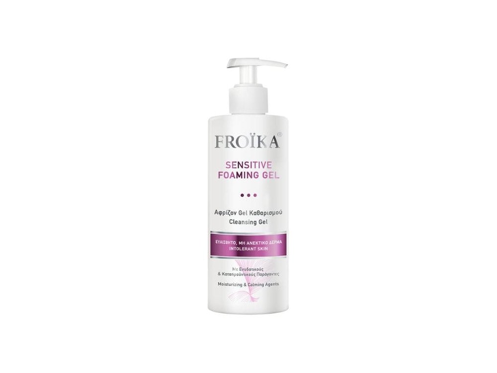Froika Sensitive Foaming Gel Τζελ Καθαρισμού για Ευαίσθητες Επιδερμίδες, 400ml