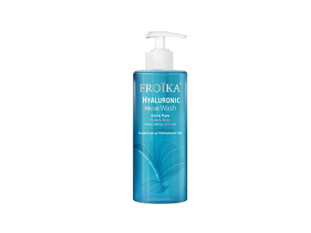 Froika Hyaluronic Moist Wash, Ενυδατικό Υγρό Καθαρισμού για Πρόσωπο & Σώμα, 400ml
