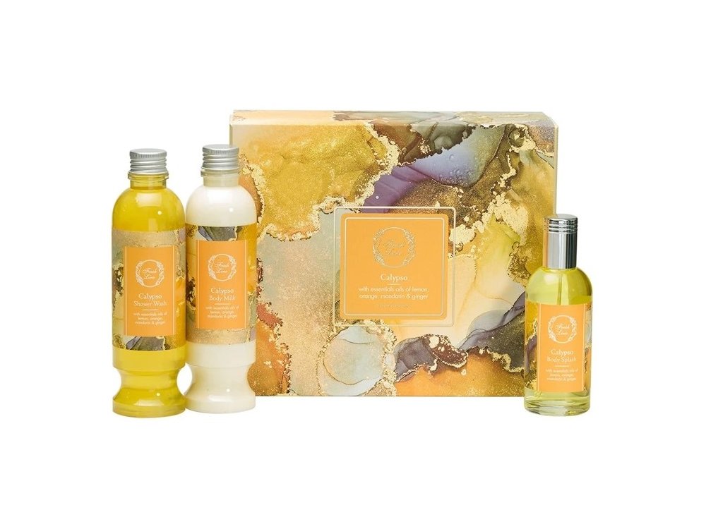 Fresh Line Promo Xmas Calypso Set, Αφρόλουτρο, 250ml - Γαλάκτωμα Σώματος, 250ml & Αρωματικό Νερό Σώματος, 100ml