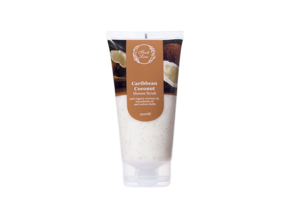 Fresh Line Caribbean Coconut Αφρόλουτρο & Scrub, 150ml