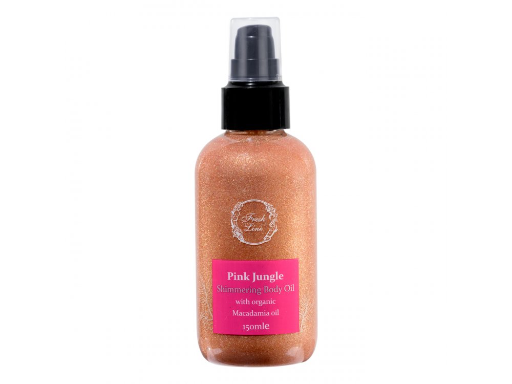 Fresh Line Pink Jungle, Ξηρό Λάδι Λάμψης Σώματος, 150ml